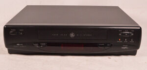 GE VG4258 4-Head Hi-Fi Stereo VHS VCR Player Recorder Tested Working No Remote